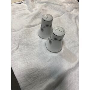 Vintage Salt & Pepper shakers Platinum Star Burst
